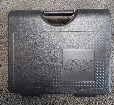LEGO 1997 Vintage Black Plastic Carrying Case Storage Box Excellent Condition
