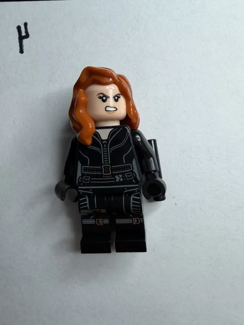 Lego New Black Widow Black Hands Super Hero Minifigure Girl