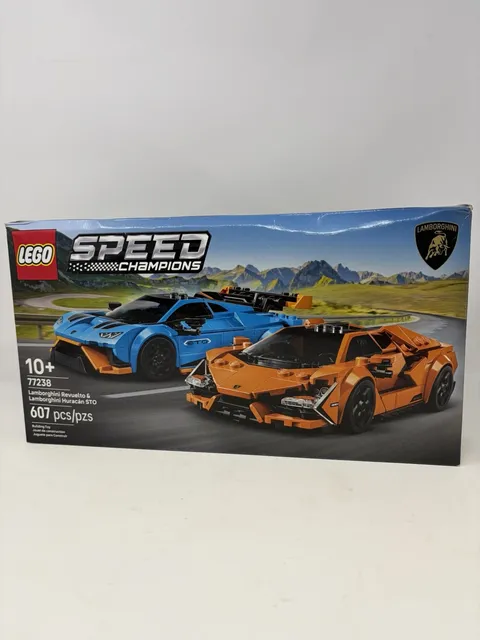 LEGO 77238 Speed Champions Lamborghini Revuelto & Huracan STO *SEALED!