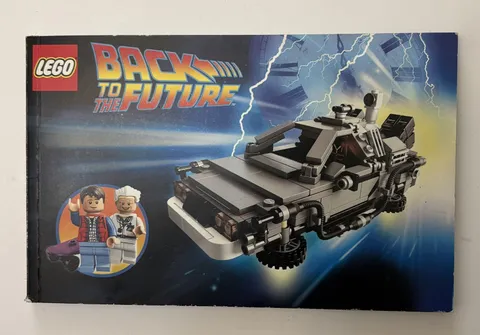 LEGO 21103 DeLorean Time Machine Back to the Future Instruction MANUAL ONLY