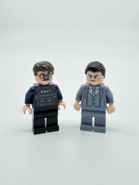 Lego Batman Minifigures Bruce Wayne and Commissioner Gordon (sh026 and sh063)
