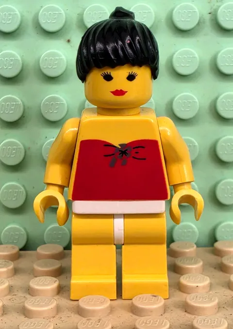 Lego Paradisa Female One 1 par009a Vintage Minifigure Paradise Bikini Islander
