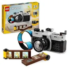 LEGO Creator 3in1 Retro Camera Toy to Video Camera to TV Set, Kids' Desk Decorat