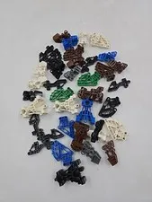 Lego 32475 Bionicle Brown Blue Green White Replacement Add-on Pieces Parts Lot