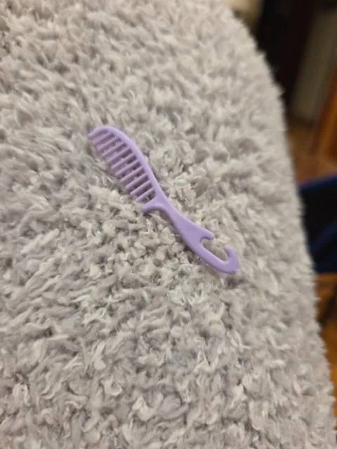 MATTEL BARBIE SUPERSTAR ERA 70'S & 80'S Replacement Purple Comb (W