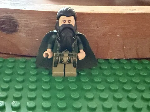 Lego Minifigure  Marvel  The Mandarin Green Cape Mini Figure