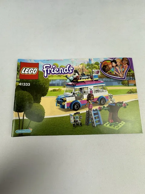 LEGO Friends: Olivia's Mission Vehicle (41333) Instruction Manual Booklet Only