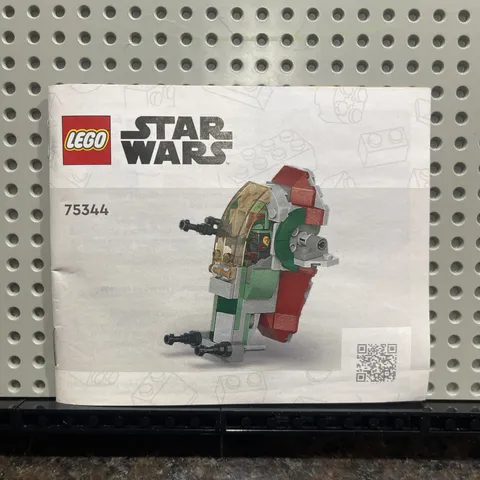 LEGO Star Wars Boba Fett's Starship Microfighter 75344 Instructions Manual Only