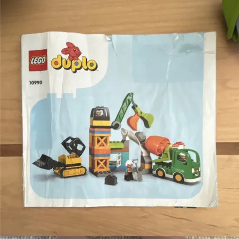 LEGO DUPLO Construction Site 10990 Complete Set 61 pcs Age 2+ w/ Instructions