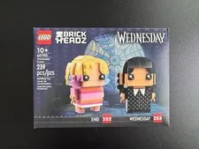 LEGO BrickHeadz 40750 Wednesday & Enid Retired Set Brand New In Sealed Box