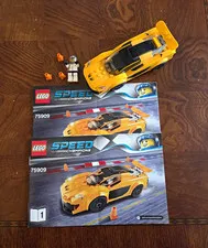 LEGO Speed Champions 75909 McLaren P1 Race Car Complete Set w/ Manuals 168