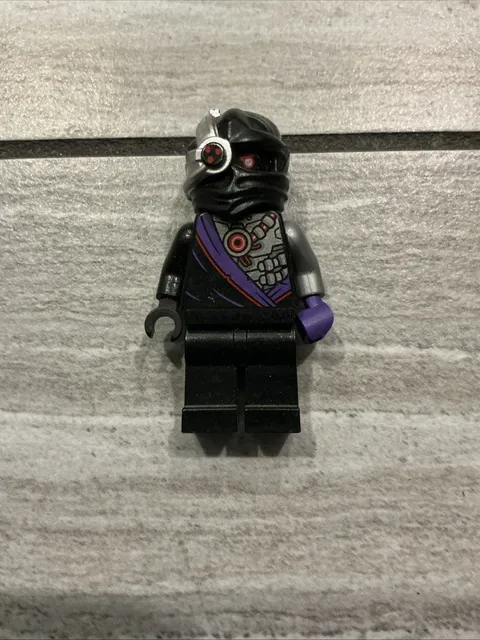 LEGO Nindroid Warrior Minifigure - NINJAGO - Black Armor Purple Silver Details