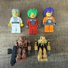 LEGO Exo Force Takeshi Keiken Ryo Iron Drone and Meca One Minifigures Lot
