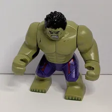 LEGO Hulk Bigfig Minifigure Green with Purple Pants, 1 Piece