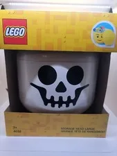 New Lego Skeleton Storage Head Large Perfect For Halloween and Lego Storage.