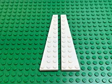 2004 LEGO White Wing Wedge Plate 12x3 Left & Right Star Wars 4500 7259 #47397 98