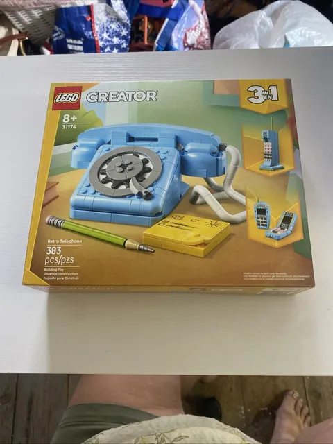 LEGO Creator Retro Telephone 31174 Rotary Flip Phone 3-in-1 Set NEW SEALED