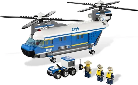 LEGO CITY City 4439 Heavy-Duty Helicopter Bulk Parts Lot Polybag Multicolor