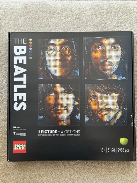 New In Sealed Box LEGO Art: The Beatles 31198 John Paul George Ringo RETIRED