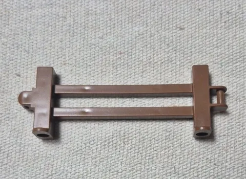 Vintage Lego Duplo   Fence 1 x 5 x 1 1/2, Interlocking Brown Rail  EUC