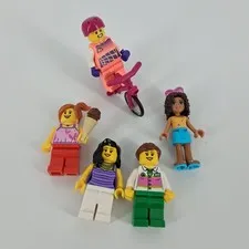 Mixed Lot Of 5 Lego Minifigures Minifigs 