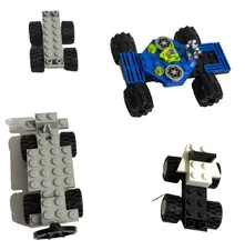LEGO Vehicle Lot Custom Wheels Chassis Base Star Wars Imperial Logo Tiles Cars