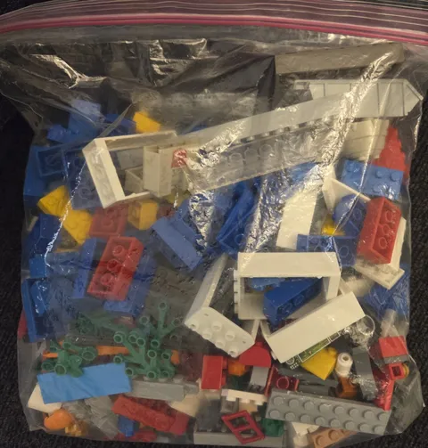 LEGO Bulk Lot Mixed Pieces Parts Bricks & Plates Multicolor Plastic  Polybag