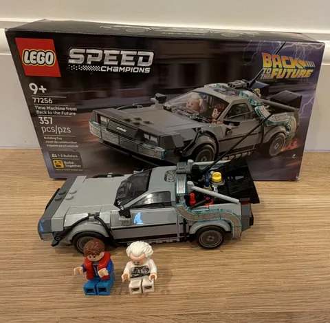 LEGO Speed Champions Back to the Future Time Machine 77256 351pcs Brick Sep