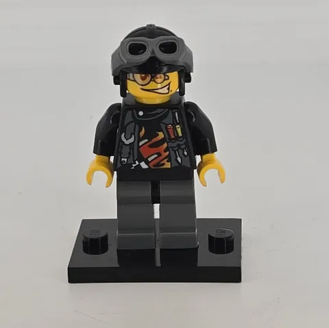 LEGO Billy Bob Backyard Blaster Minifigure wr007 Aviator Cap World Racers