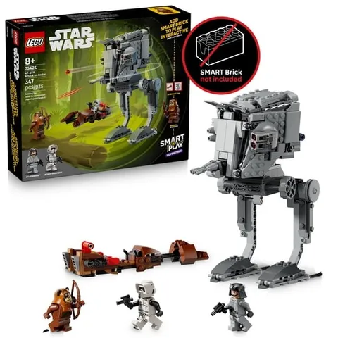 LEGO Star Wars SMART Play: AT-ST Attack on Endor Toy Building Set - 75424