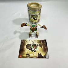 Vintage LEGO Bionicle Pahrak 8560 Set Kids OS Brown 2002 Bohrok Complete Caniste