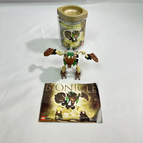 Vintage LEGO Bionicle Pahrak 8560 Set Kids OS Brown 2002 Bohrok Complete Caniste
