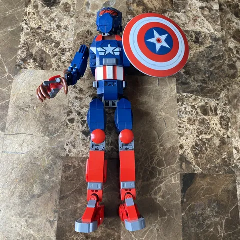 LEGO Marvel New Captain America Construction Figure (76296) 