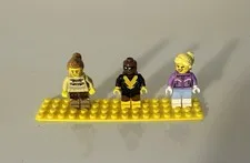 3 Lego Figures W/ Black Vulcan 