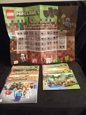 Lego Minecraft 21113, 21114, 21115, 21116 (1 and 2) Poster