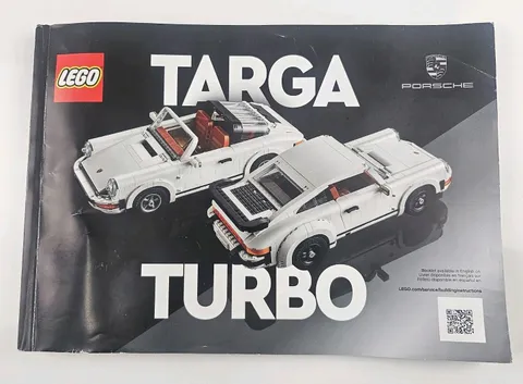 Lego Porsche 911 Targa Turbo Instruction Manual Booklet ONLY