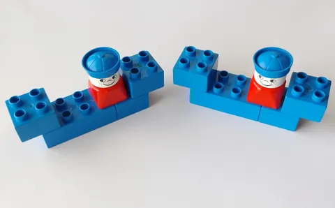 Lot of 2 DUPLO McDonalds Happy Meal Building Set w/Sailor 5-Pc Set 1919 Complete