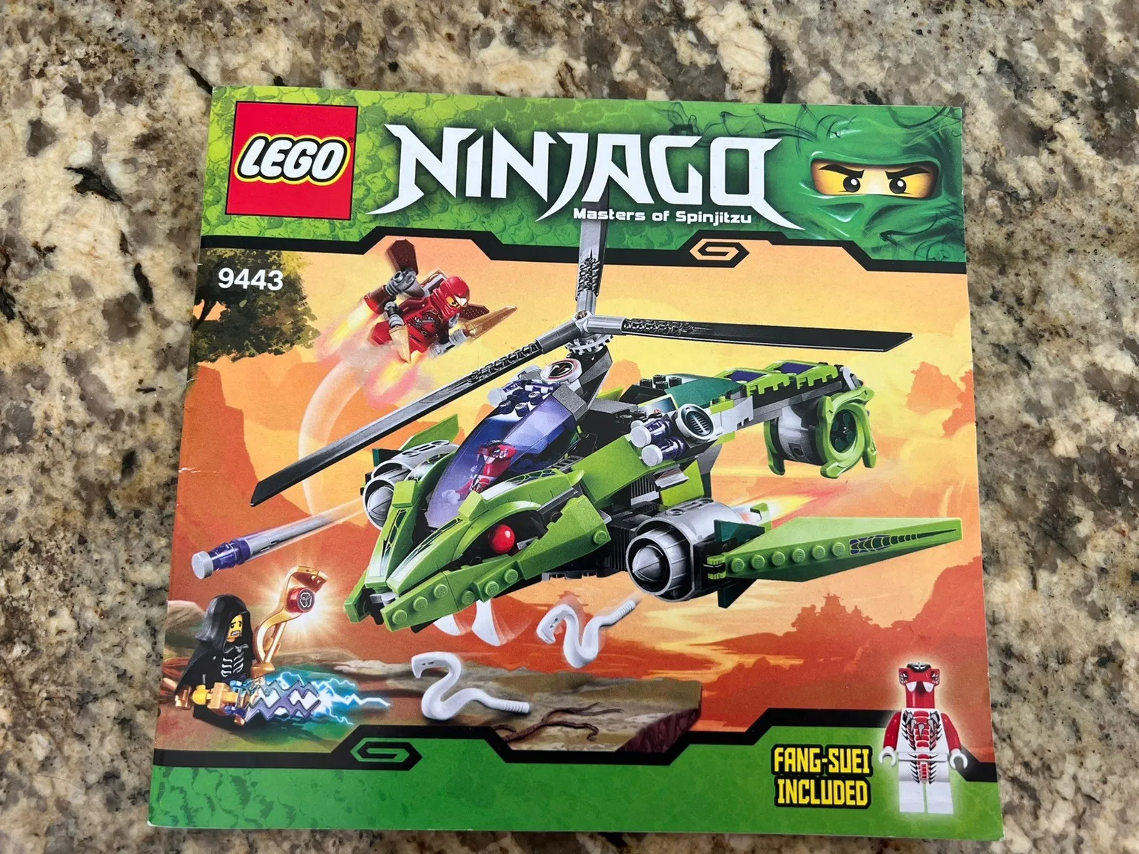 LEGO NINJAGO 9443 Instruction Manual Booklet Only