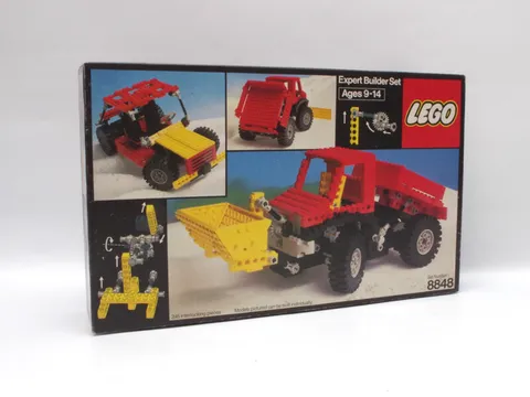 LEGO 8848 Technic Power Truck 1986 Pneumatic Crane Sealed Box Vintage Set