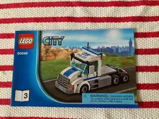 Lego City 60049 Helicopter Transporter Instruction Booklet 3 ONLY