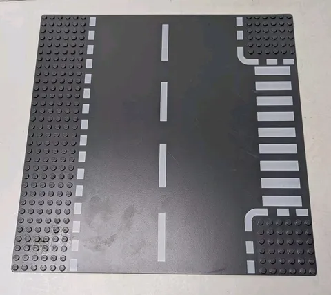 LEGO Town T-Intersection Road Baseplate 44341 Classic Dark Gray 32x32 Stud (10")