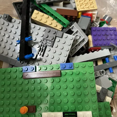 LEGO Mixed Parts Lot 2 Bricks Plates Tiles 8 lbs As-Is