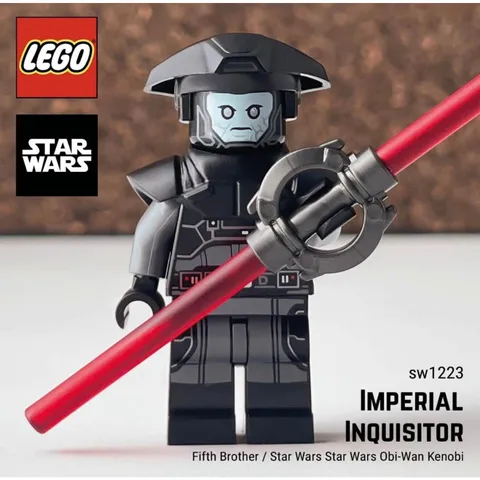 LEGO STAR WARS MINI-FIGURE Imperial Inquisitor Fifth Brother Rebels Custom Build