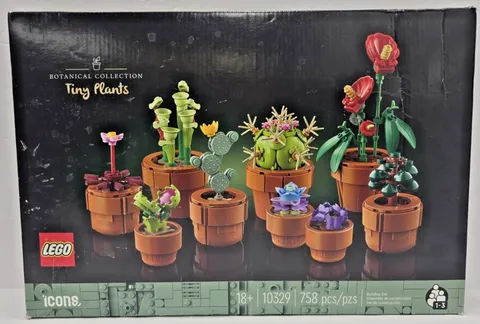 NEW! LEGO Icons Tiny Plants 10329 Botanical Collection 758 PC Building Set