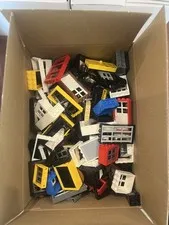 Lego Bulk Doors, Windows, Stairs, Supports 10x7x5