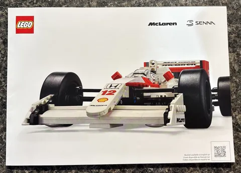 Lego 10330 McLaren MP4/4 & Aryton Senna  Instruction Manual Only No Bricks