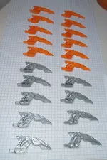 20 Bionicle Weapon Lego 57563 Orange and  Pearl Light Gray Mahri Matoran Blade