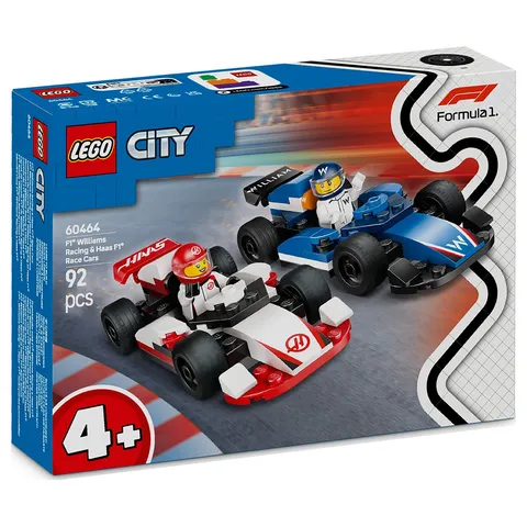 LEGO City F1 Williams Racing Haas Formula 1 Cars NEW 2025