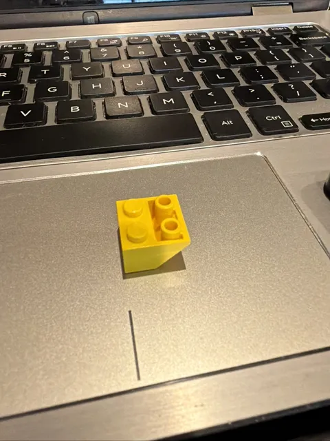 LEGO 3660 YELLOW SLOPE BRICK 2x2 INVERTED 45 DEGREES QTY 1 PIECE