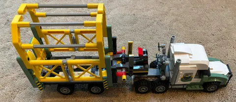lego jurassic world allosaurus transport truck BUILD ONLY
